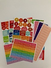 Scrapbook Sticker Lot PLANNER Stickers