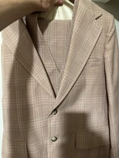 Mens VTG 70s 3 Piece Tan Johnny Carson Leisure Suit nice RARE