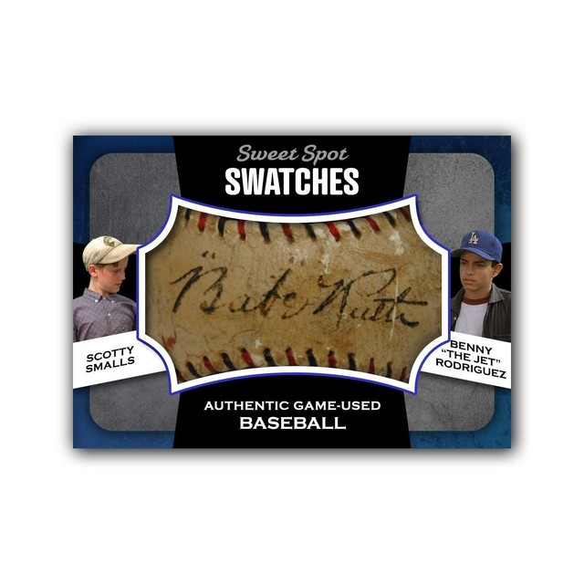 The Sandlot Scotty Smalls Benny Rodriguez Novelty Game Used Babe Ruth Baseball