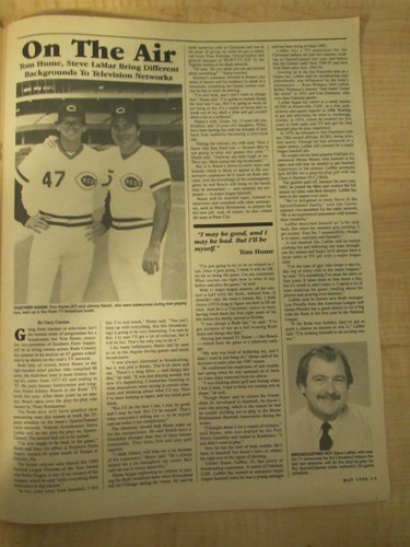 1990 Reds Report Cardboard Lineups A Review of 90's Baseball Cards / Stadiums - Bild 9 von 12
