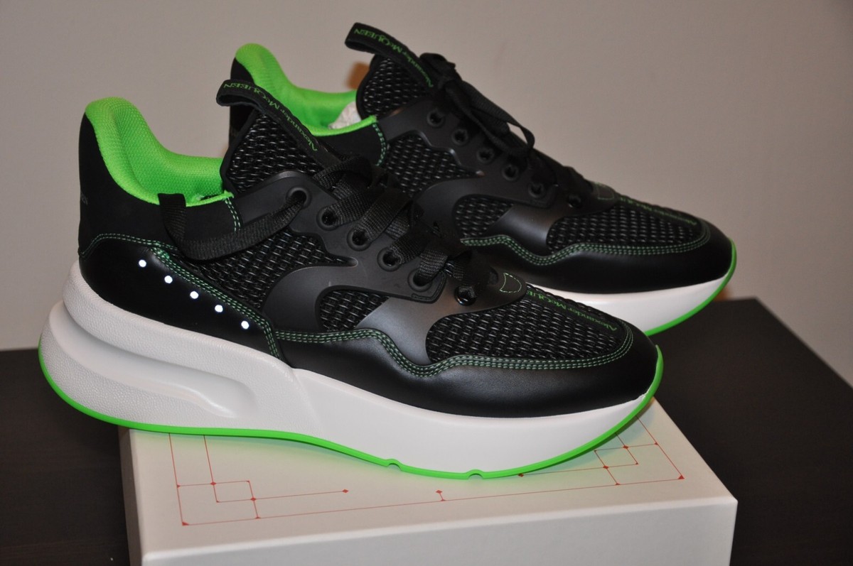 Alexander McQueen Mens Oversized Leather Sneakers Size 11 | eBay