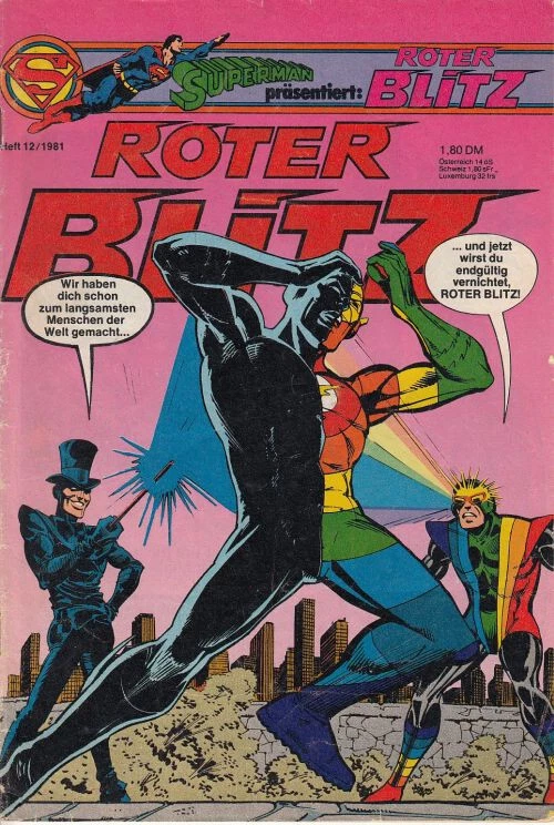 Roter Blitz Nr 12 Ehapa Verlag 1981 DC Flash - Bild 1 von 1