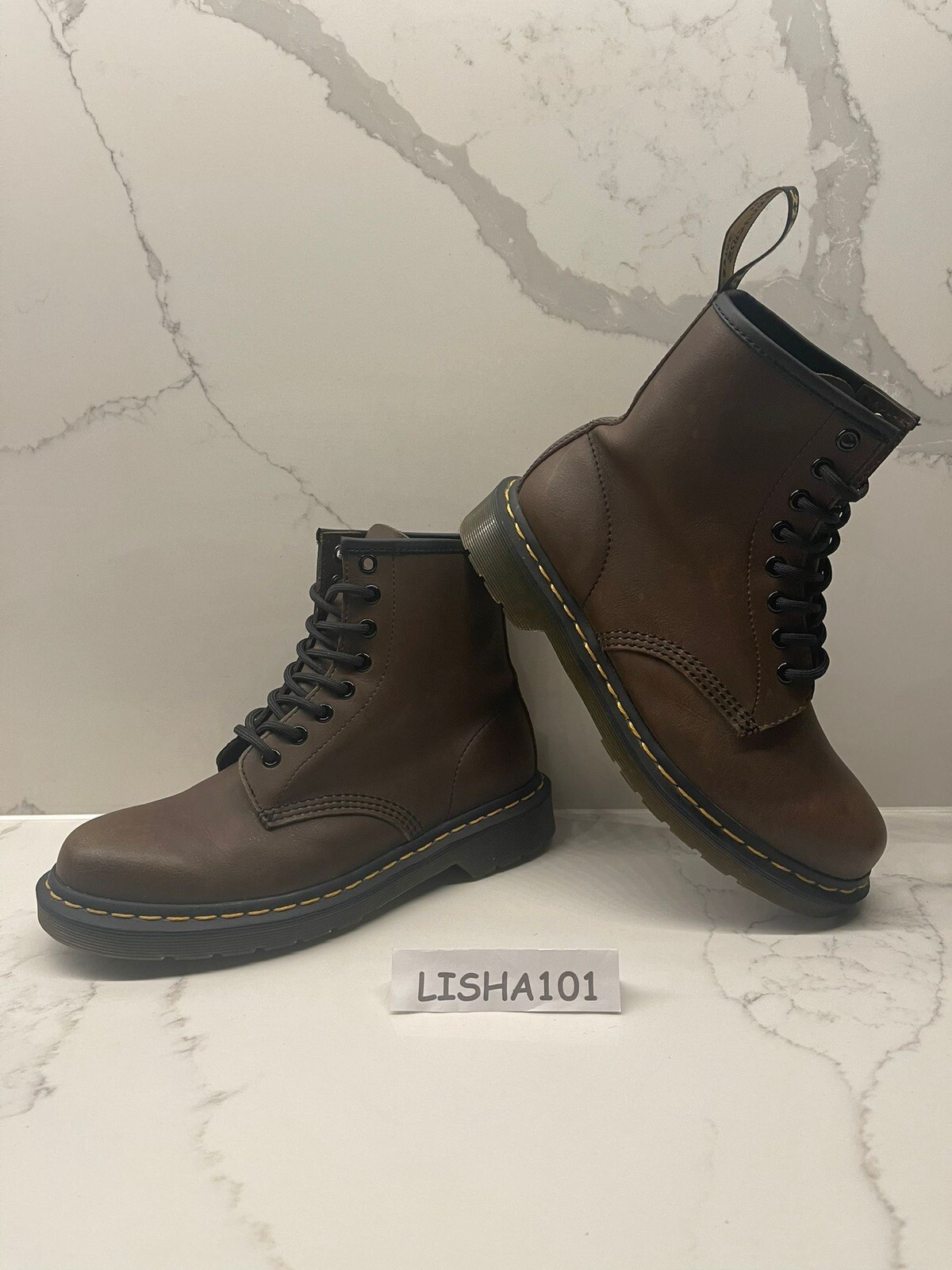 Unisex Shoes Dr. Martens 1460 WINTERGRIP Leather Ankle Boots 24038247 COCOA UK6
