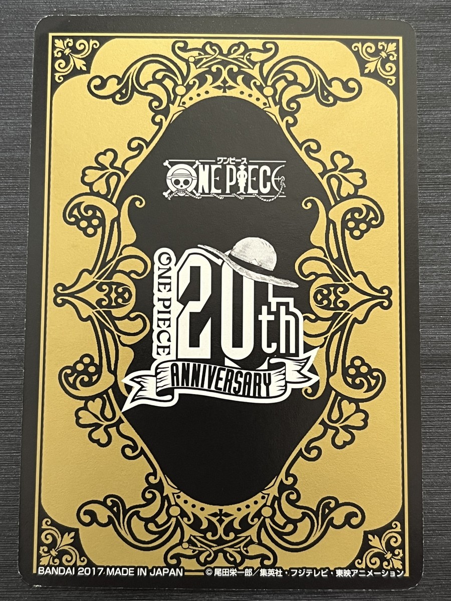 One Piece Carddass 20th Anniversary No.2 Rare Card BANDAI | eBay
