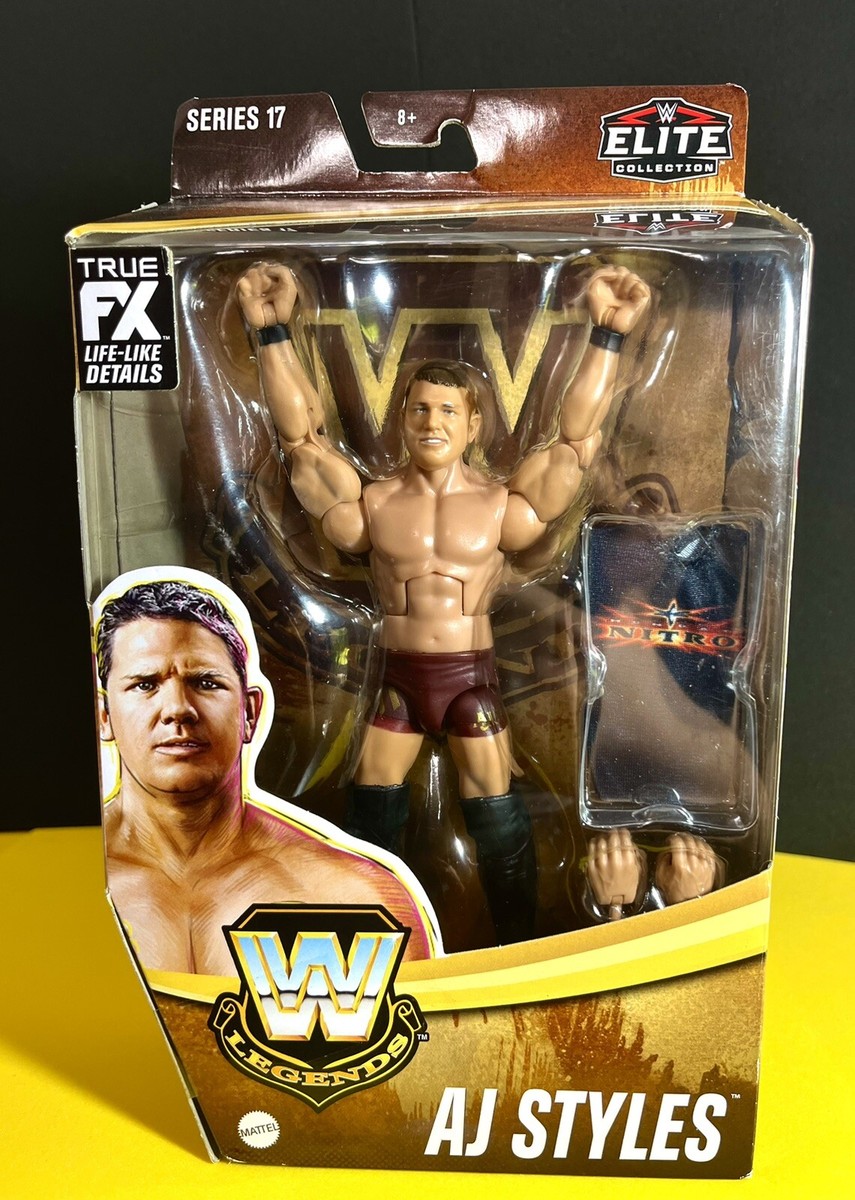 2023 WWE Elite Collection Legends Series 17 Figure: AJ STYLES (WCW