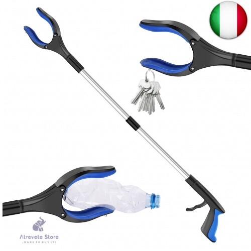 Pinza Telescopica, Pinza Prensile, Pinza Pieghevole 82CM, Pinza Raccogli