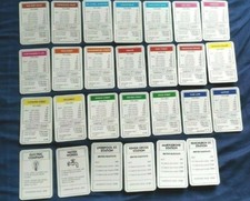 INDIVIDUAL MONOPOLY PROPERTY CARDS 1995  EDITION SEE DROP DOWN MENU