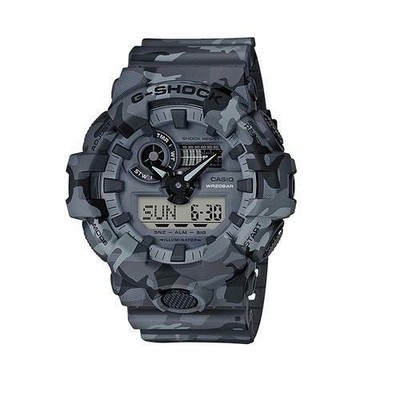 Casio G-Shock GA-700CM-8A Grigio Mimetico Analogico Digitale Da Orologio GA-700  | eBay