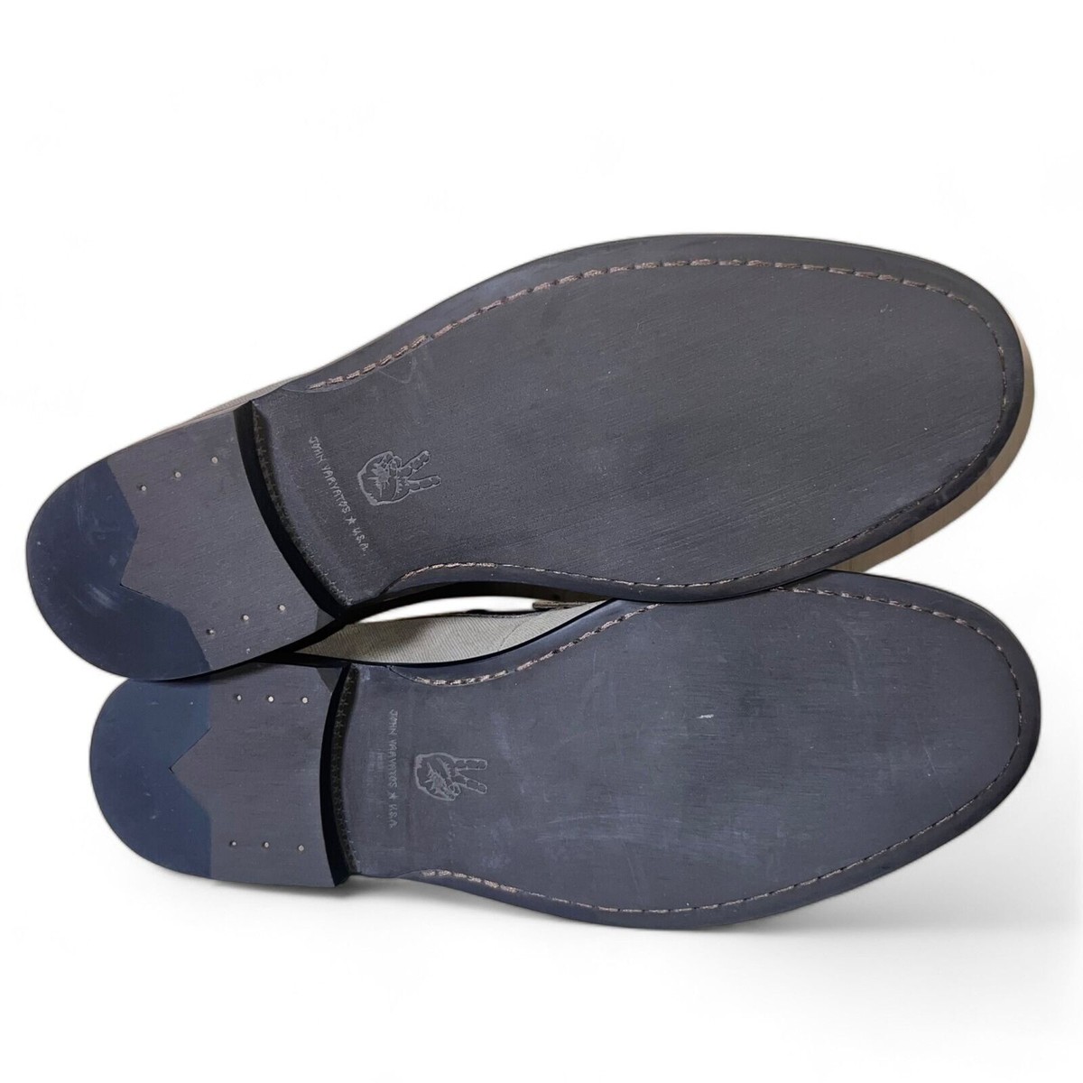 John Varvatos USA Star Slip-on Loafers Brown / Grey Suede 