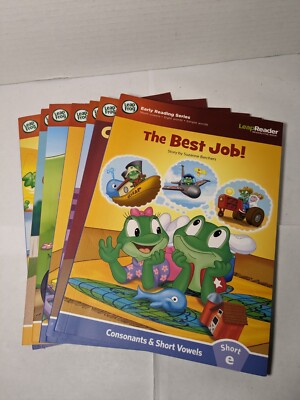 Leap Frog Leap Reader 7 Early Reading Series Books - Never Been Read