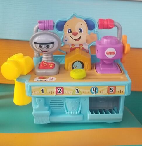 Fisher-Price Laugh And Learn Busy Learning Tool Bench, Tested/Working  - Picture 1 of 8