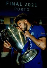 Reece James Signed 12X8 Photo Chelsea F.C. Genuine Signature AFTAL COA (9158)