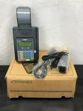 Hypercom T7PLUS 010218-046 ZJ Credit Card Machine and Power Supply