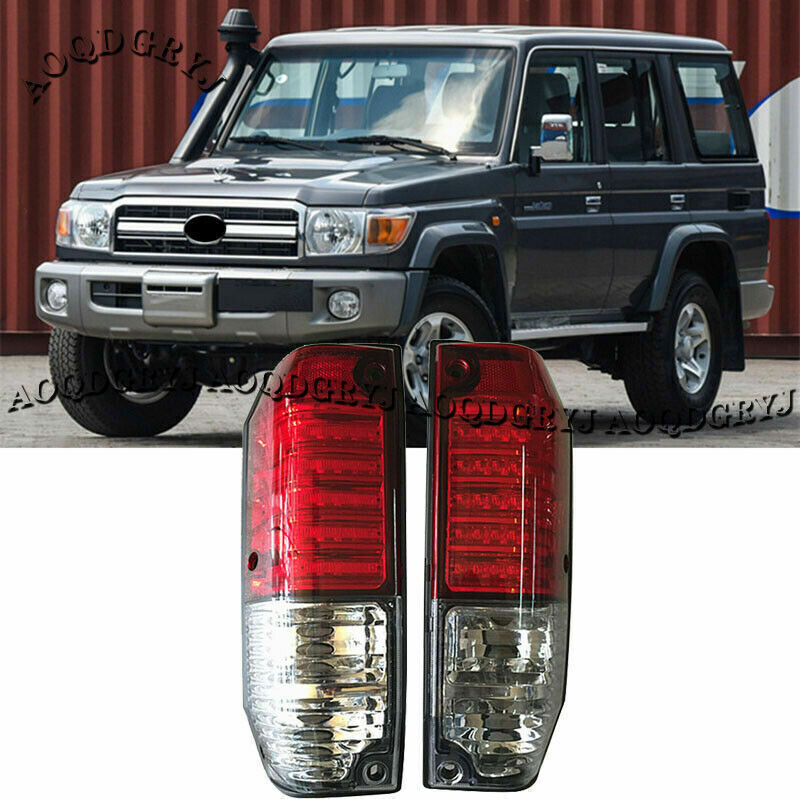 Mzorange led テールランプ トヨタランドクルーザープラドlc70 lc76 lc77 lj77 rj77 fzj76 grj76 hzj76 4500 ヘッドライト For Toyota Land Cruiser LC76 LC77 LC78 Red LED Tail Lights Brake