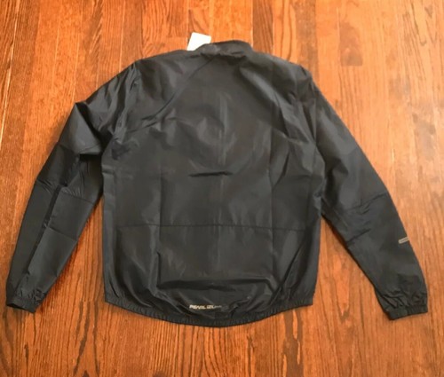 New Mens Pearl Izumi Black Long Sleeve Lightweight Bicycling Jacket X-Small - Picture 3 of 4