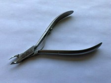 4" Stainless Steel Tissue Nipper Box Lock - BB Blue # 20 Single Spring
