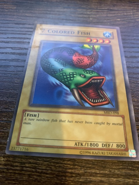 Yu-Gi-Oh! TCG 7 Colored Fish Metal Raiders MRD-098 Unlimited Common for ...