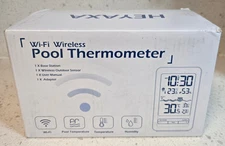 Wi-Fi Wireless Pool Thermometer Heyaxa 3395TY NIB