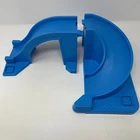 Fisher Price Little People Vintage 1986 Playset 2500 Main St. Blue Roadway Ramps
