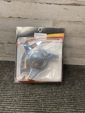 GG Hub Cap Spinner 3 Bar Right Hand Chrome Plastic 1-1/2" Wing Stud Mount #90318