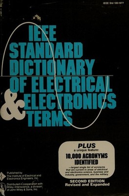 IEEE Standard Dictionary of Electrical and Electronics Terms Hard