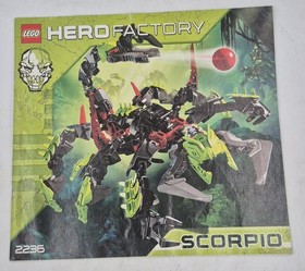 LEGO HERO FACTORY 7 INSTRUCTION MANUAL LOT 6203 2236 2282 2283 6217 2141 2142