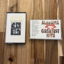 Alabama - Lot of 2 Cassette Tapes - Greatest Hits 1  2 