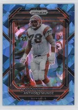 2022 Panini Prizm Blue Ice Prizm /99 Anthony Munoz #65 HOF w1s