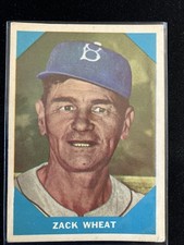 1960 Fleer Baseball Greats - Zack Wheat #12