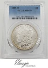 1885-O Morgan Silver Dollar PCGS MS65+