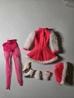 Vintage Barbie Mattel Pink Skating Outfit Skate Mates