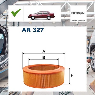 Filtron Luftfilter MERCEDES-BENZ SALOON (W123) 300 Turbo-D (123.133)