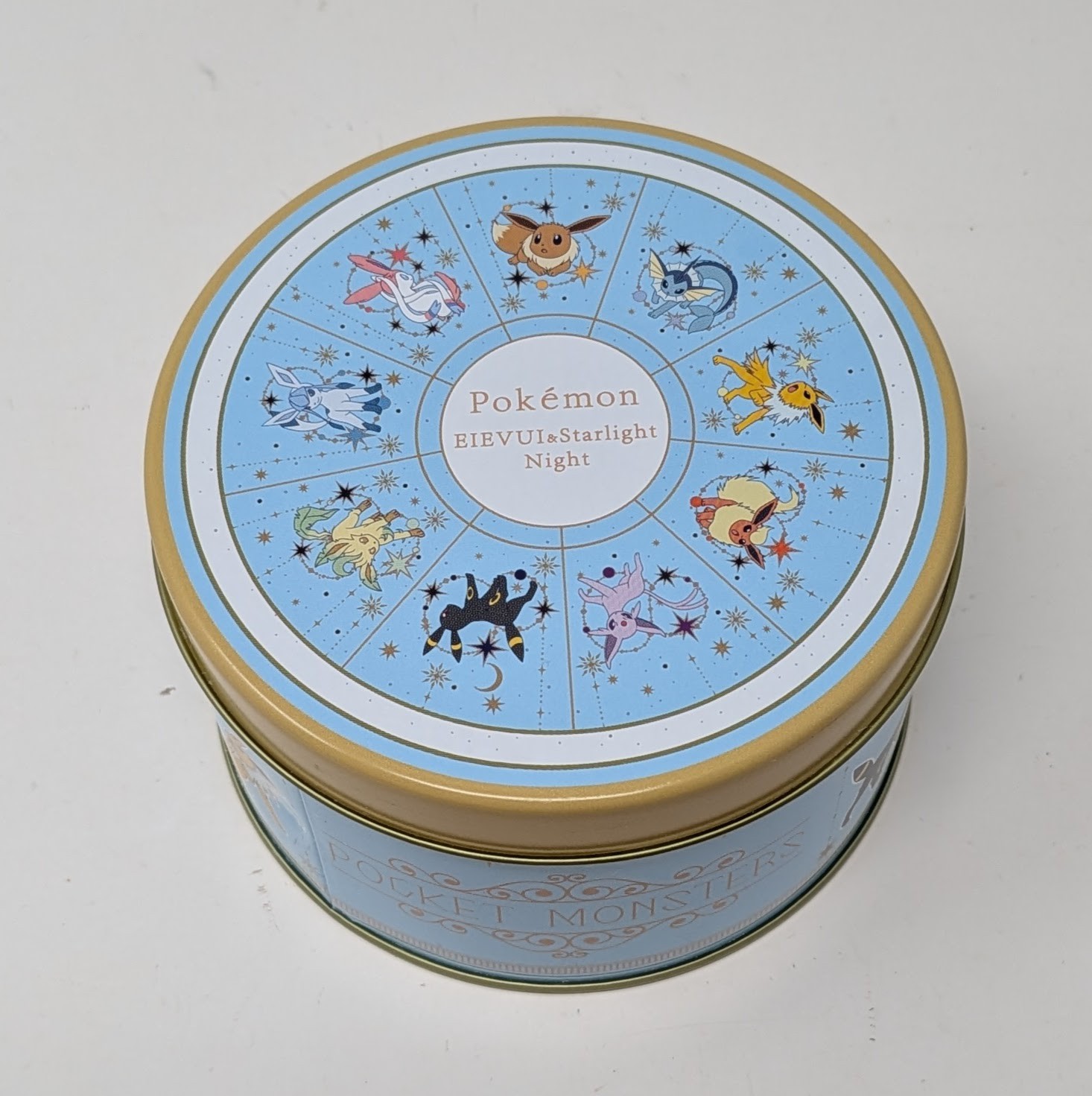 Pokémon Eevee Friends Tin EIEVUI & Starlight Night Japan Eeveelutions Umbreon