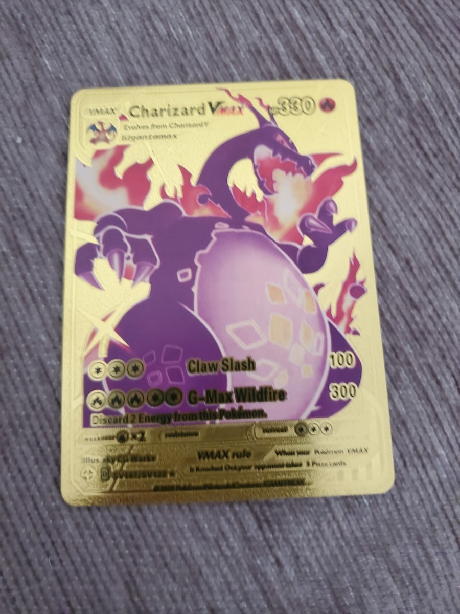 Charizard VMAX. Golden foil, super rare! | eBay
