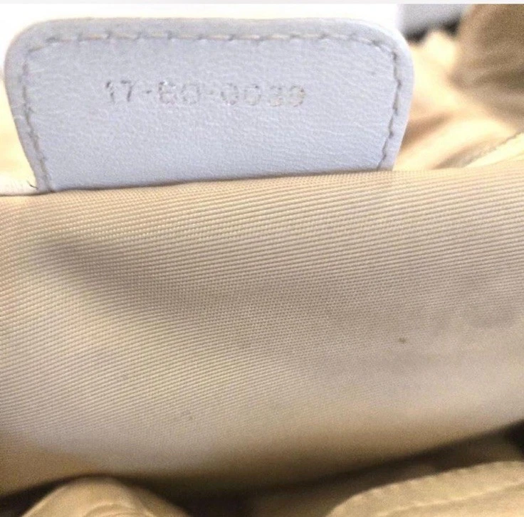 Christian Dior Lambskin Cannage Medium Le Trente Tote White - Image 3 of 4