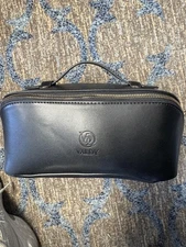 Valdy Luxury Cosmetic Bag Black Travel Makeup Organizer Case With Box Gift Set