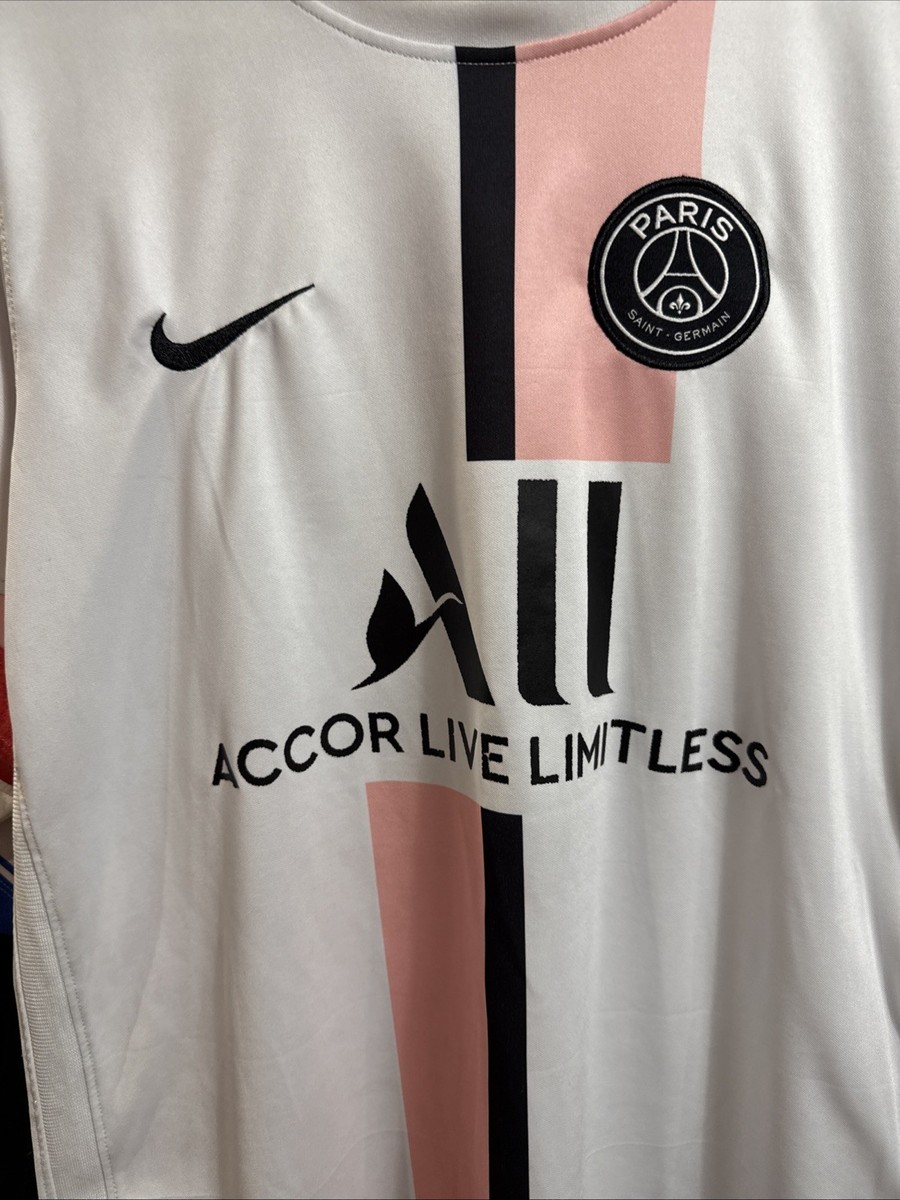 Mbappe Nike Paris Saint Germain 21 Away Jersey Sz medium Soccer