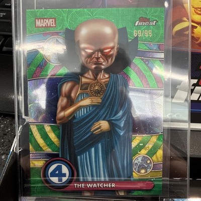 The Watcher Fantastic Four Topps Finest Green Refractor 69/99 2026