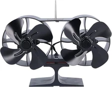 Heat Powered Stove Fan for Wood Log Fireplace