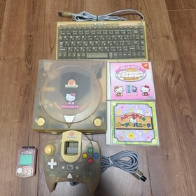 SEGA Dreamcast HELLO KITTY Pink Console region-J retro game Sanrio s1886M