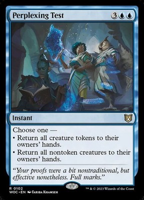 Perplexing Test WOC NM MTG