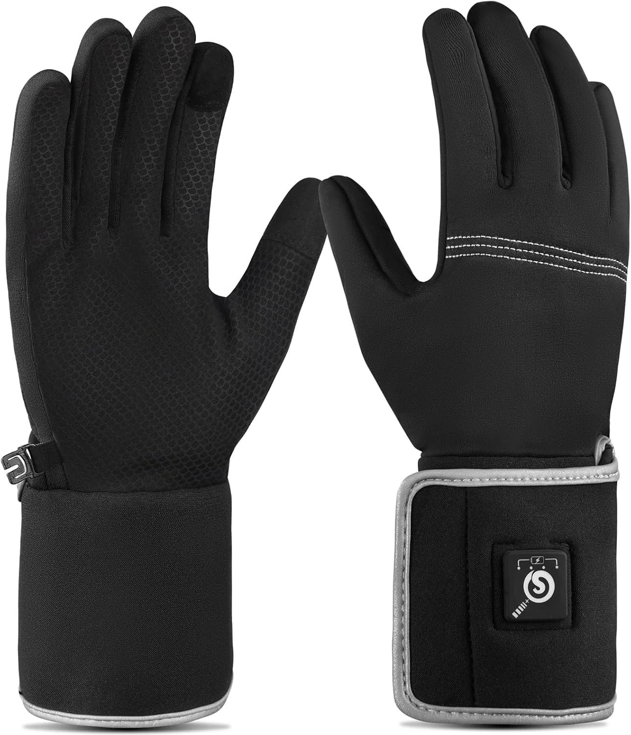 Heated Glove Liners 7.4V 2200mAh, Fast Heating, Ultra-Thin Winter Gloves