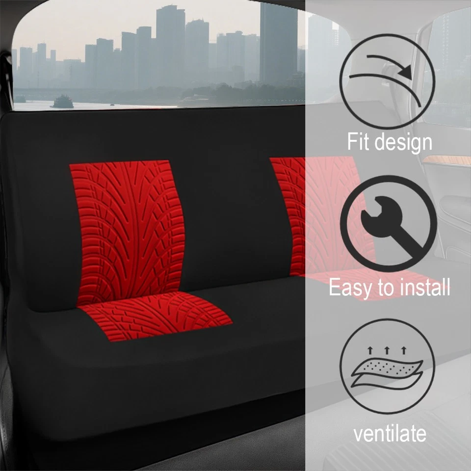 Universal Bench Seat Cover Fits Ford, Chevy, Dodge, and Full Size Trucks SUV Car Foto 3 de 4