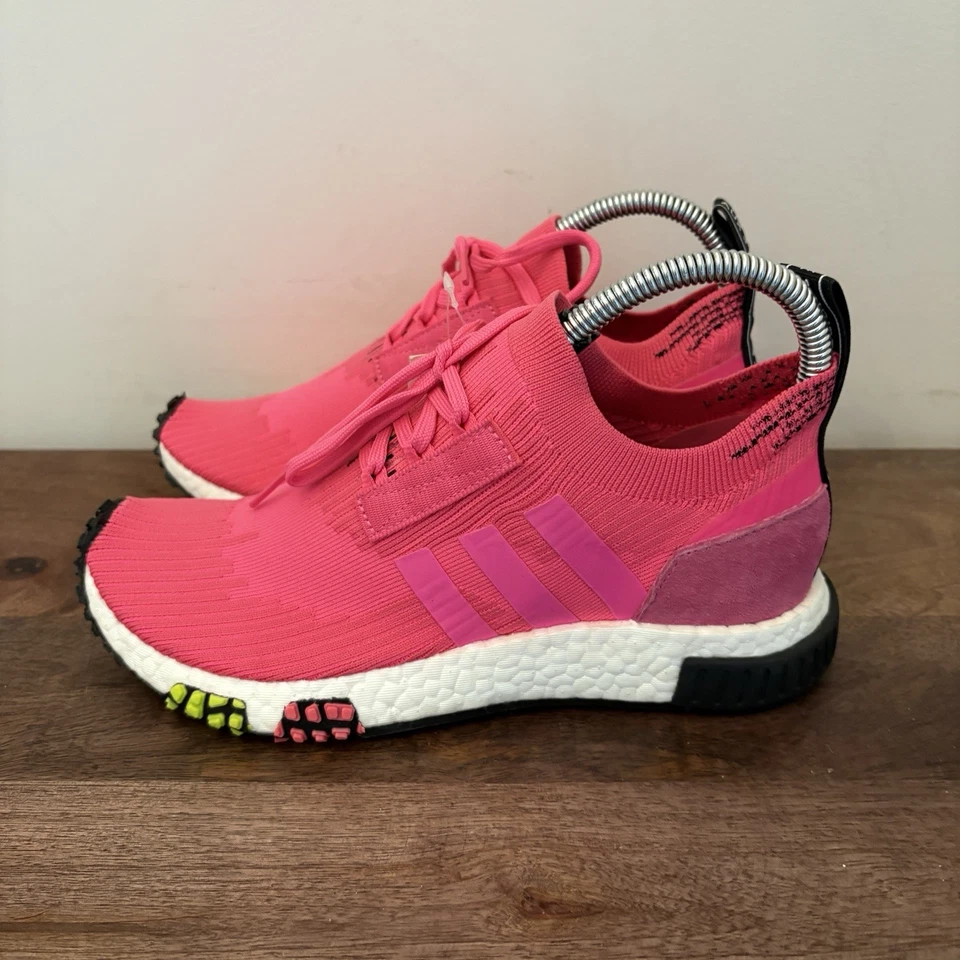 Adidas NMD Racer PK Primeknit Pink Sneakers Shoes CQ2442 Unisex Mens 5 Womens 6 - Image 4 of 4