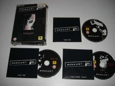 MANHUNT Pc Cd Rom c nm MAN HUNT Softbox Version - SEHR SELTEN - SCHNELLER VERSAND