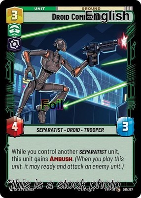 Droid Commando [Foil NM - Twilight of the Republic 081/257]