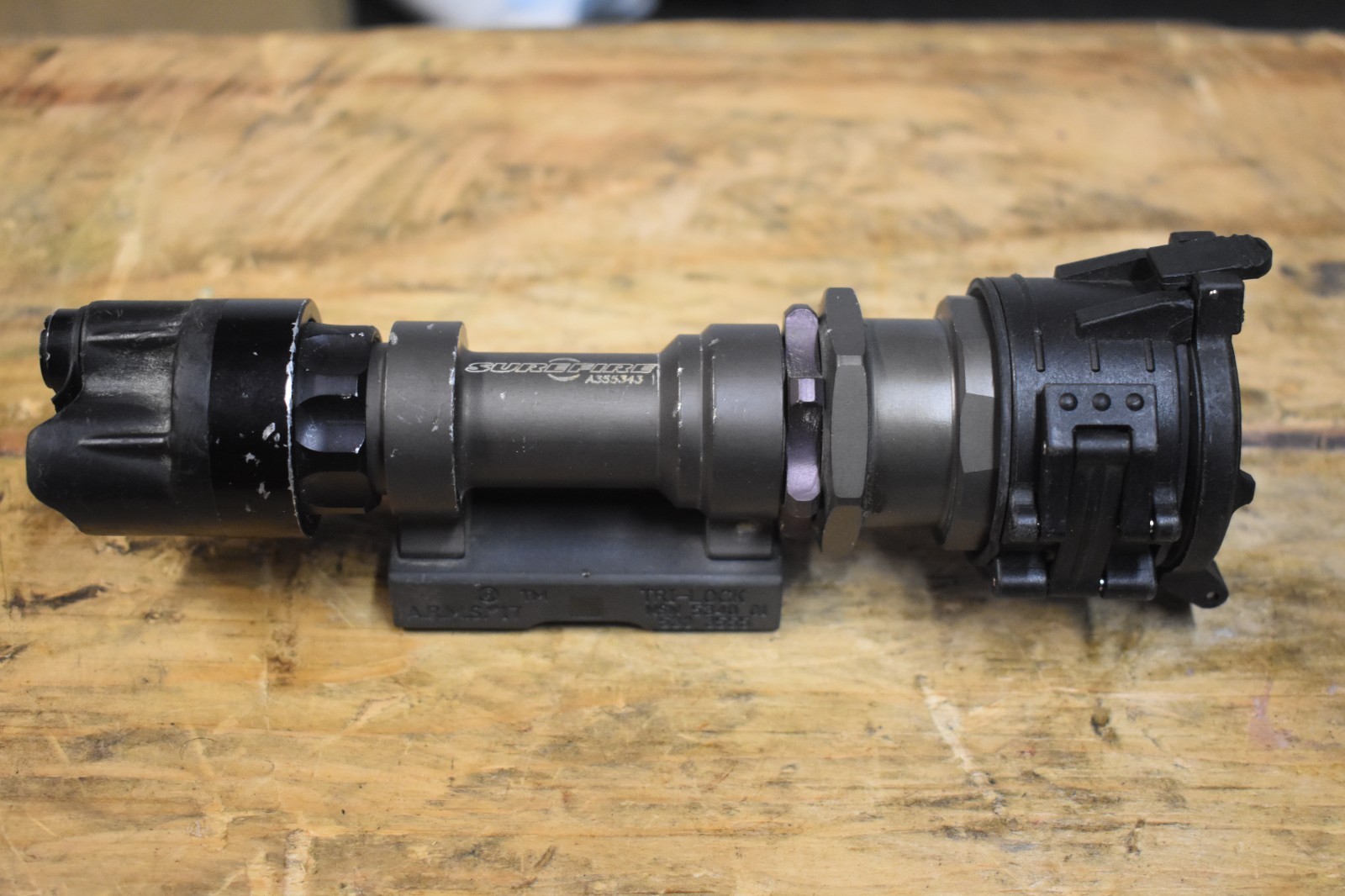 Surefire M951 Flashlight  With A.R.M.S-17 Tri-Lock Mount