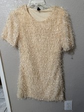 Dazy short sleeve mini dress charming round neck cozy women size M