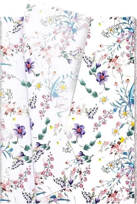 Jwssor Floral Tissue Paper,Flower Tissue,20sheets 50x35 Paper 20pcs