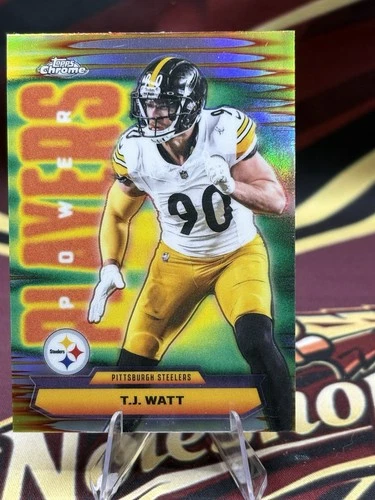 2025 Topps Chrome T.J. Watt Refractor (RAW)